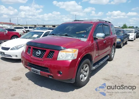 2008 Nissan Armada Se from USA, damaged, VIN 5N1AA08C18N612606